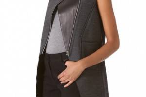 Alexander Wang Zippered Combo Cutaway Vest