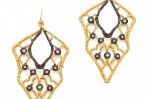 Alexis Bittar Lace Wire Earrings