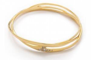 Alexis Bittar Liquid Pave Wave Bangle