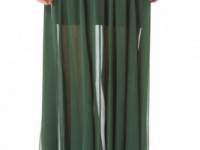 alice + olivia Adme Godet Maxi Skirt