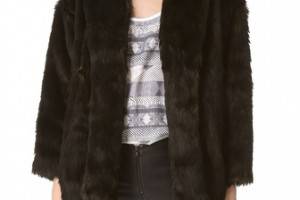 alice + olivia Alita Faux Fur Coat