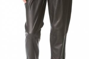 alice + olivia Leather Arthur Pants