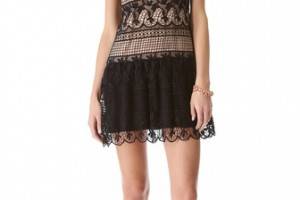 alice + olivia Peri Drop Waist Dress