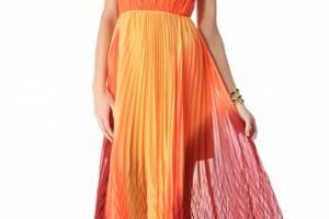 alice + olivia Uma Strapless Maxi Dress