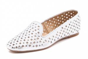 Aquazzura Roy Star Perforated Loafers