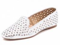 Aquazzura Roy Star Perforated Loafers