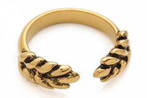 Aurelie Bidermann Wheat Cobs Ring