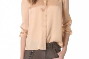 Band of Outsiders Pleated Blouse