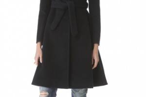 Band of Outsiders Soft Coat with Belt