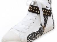 BE &amp; D Skull Lace Sneakers