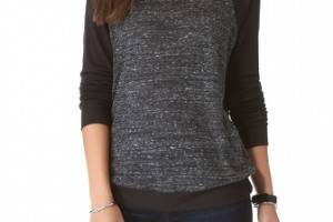 Bella Luxx Marble Raglan Pullover