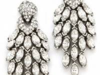 Ben-Amun Crystal Statement Earrings