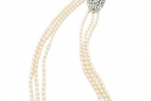 Ben-Amun Long Triple Strand Necklace