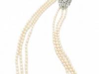 Ben-Amun Long Triple Strand Necklace