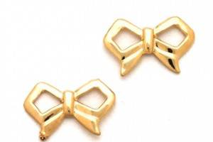 Bing Bang Bow Stud Earrings