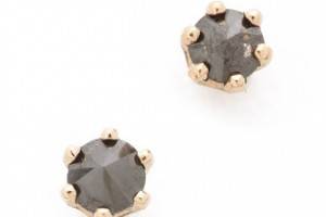 blanca monros gomez Little Black Diamond Stud Earrings