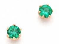 blanca monros gomez Little Emerald Stud Earrings