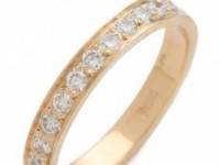 blanca monros gomez Thick 14 White Diamond Band Ring