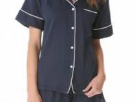 Bop Basics Piped Pajamas Set