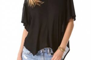 Bop Basics Uneven Hem Tee