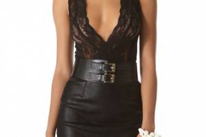 By Malene Birger Rawal Lace Bodysuit