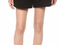 Carven Crushed Wool Shorts