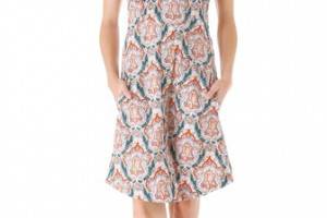 Carven Print Sleeveless Dress