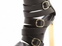 Casadei Buckled Cage Sandals