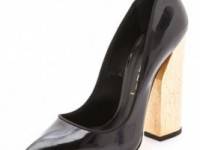 Casadei Wooden Heel Pumps