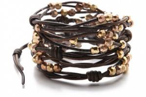 Chan Luu Beaded Cluster Wrap Bracelet