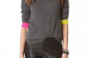 Chinti and Parker Contrast Cuff Sweater