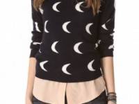 Chinti and Parker Moon Intarsia Sweater
