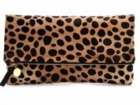 CLARE VIVIER Haircalf Fold Over Clutch