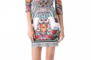 Clover Canyon Royal Horses Pencil Dress