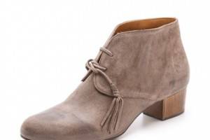 Coclico Shoes Kaelen Lace Up Booties on Low Heel