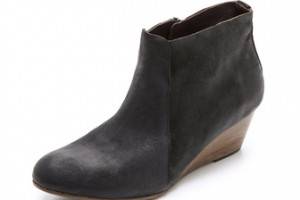 Coclico Shoes Kennedy Suede Wedge Booties