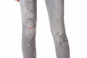 Current/Elliott The Shredded Stiletto Jeans