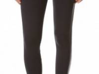 David Lerner Tuxedo Leggings with Faux Leather