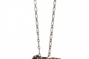 Deepa Gurnani Elephant Pendant Necklace