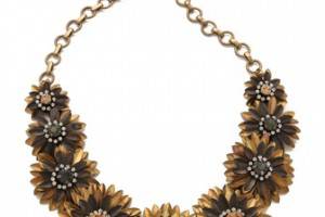 Deepa Gurnani Floral Necklace