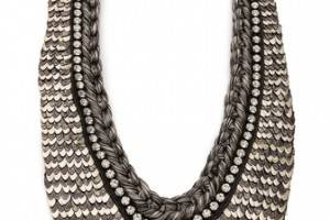 Deepa Gurnani Two Tone Armor Necklace