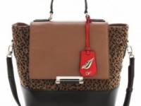 Diane von Furstenberg 440 Leopard Jacquard Bag