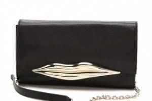 Diane von Furstenberg Flirty Leather Clutch