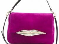 Diane von Furstenberg Flirty Suede Shoulder Bag