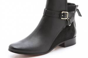 Diane von Furstenberg Keith Haircalf Flat Booties