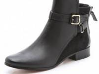 Diane von Furstenberg Keith Haircalf Flat Booties