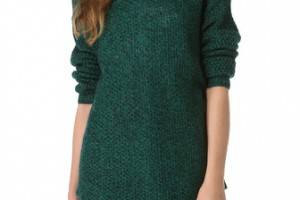 DKNY Novelty Stitch Pullover