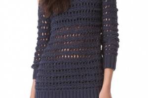 Donna Karan New York Cold Shoulder Sweater