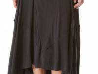Donna Karan New York Full Skirt with Jersey Waistband