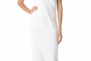 Donna Karan New York Geometric Fold Strapless Gown